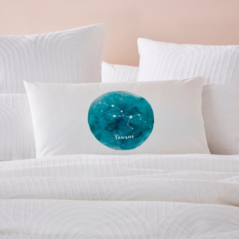 Taurus Horoscope Text Pillowcase