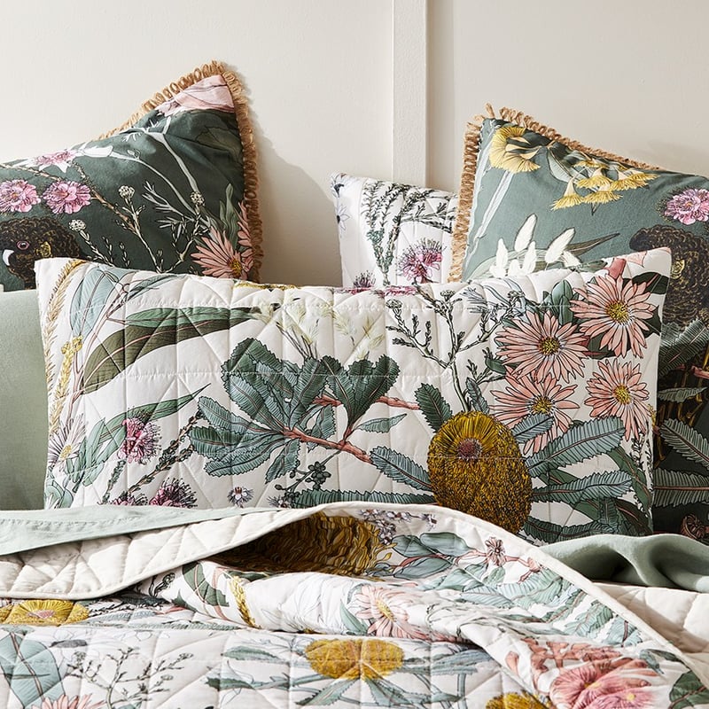 Dusk Bushlands Quilted Pillowcase