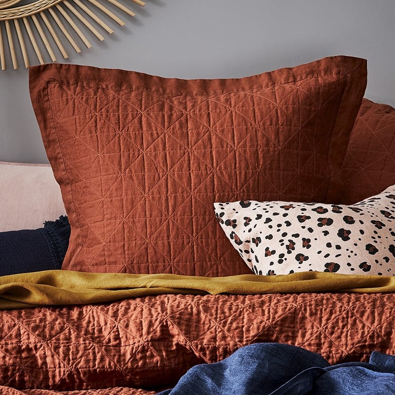 Vintage Washed Linen Sahara Pillowcase