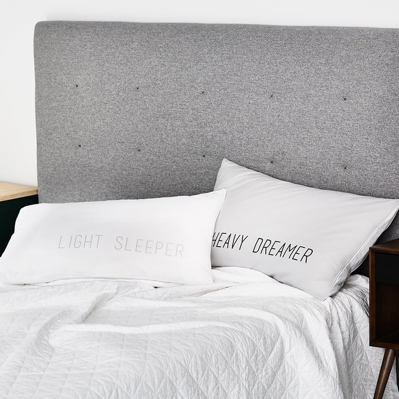 Light Sleeper Text Pillowcases