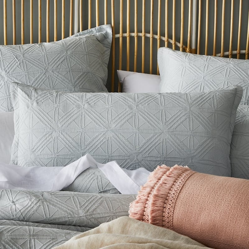 Villa Milky Blue Pillowcase