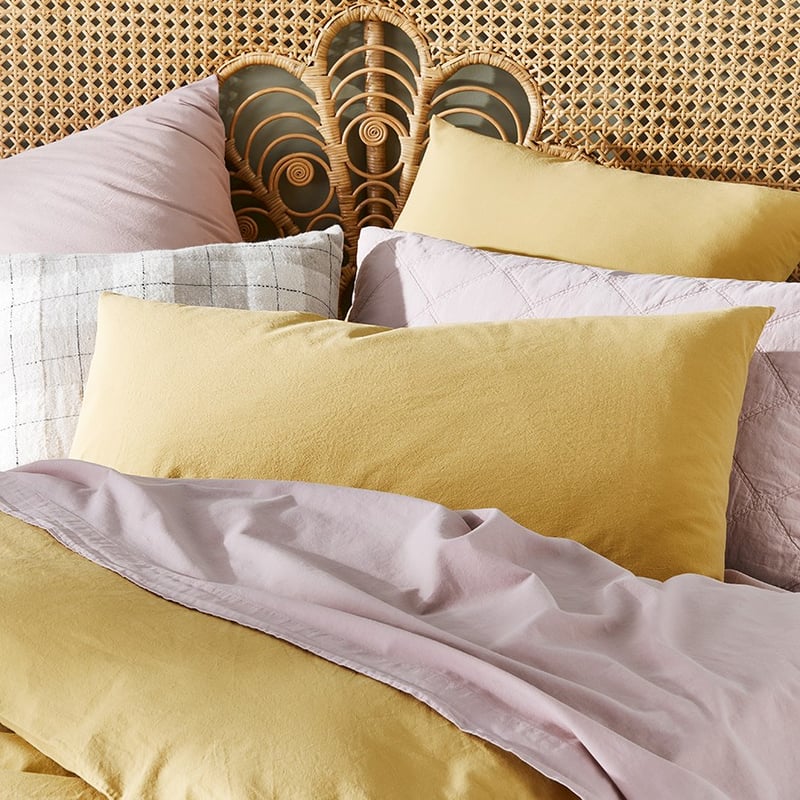 Stonewashed Cotton Flax Pillowcase