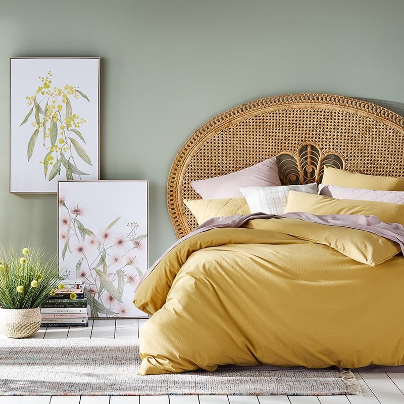 Stonewashed Cotton Flax Pillowcase