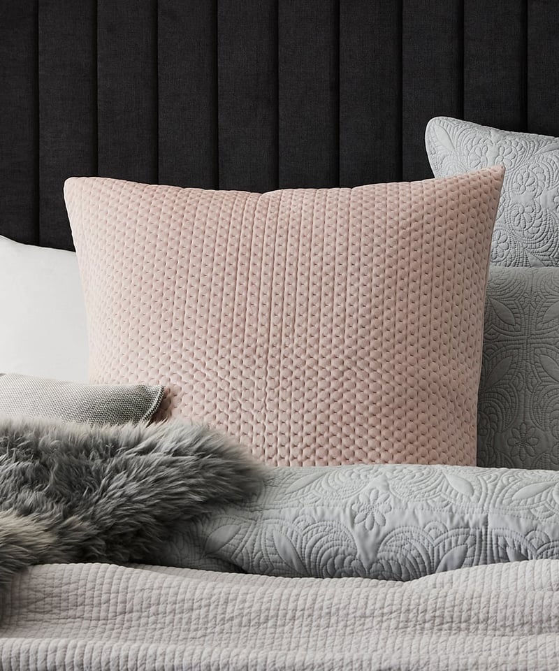 Velvet European Pillowcase Lotus