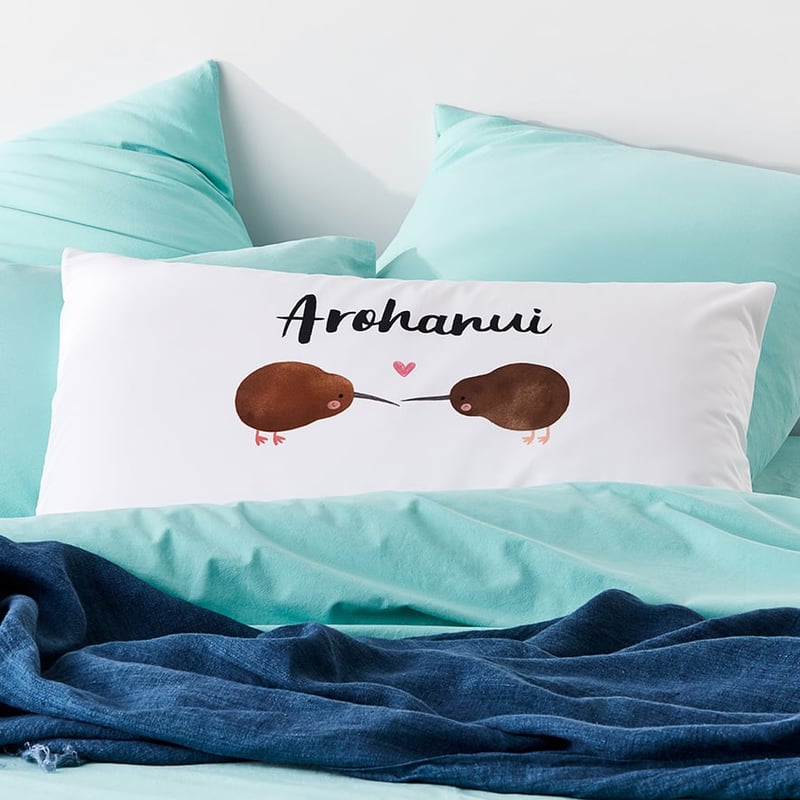 Text Pillowcase Arohanui Each
