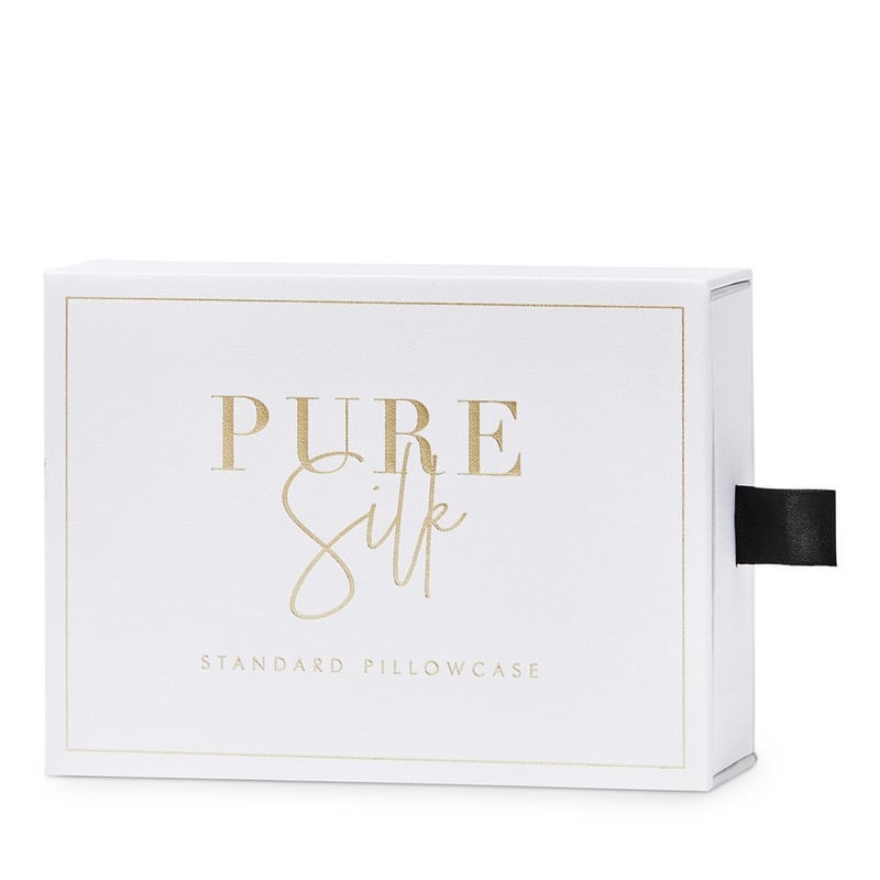 OFFLINE Pure Silk Black Pillowcase