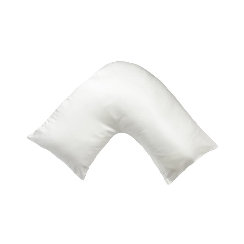 Pure Silk Antique White U Shape Pillowcase