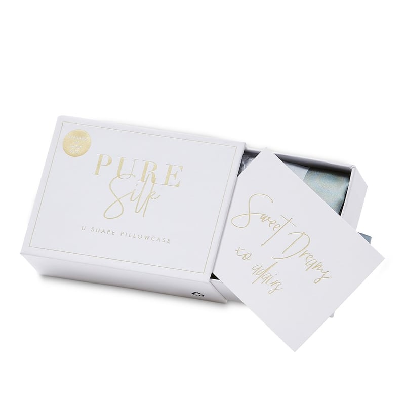 Pure Silk Sage U Shape Pillowcase