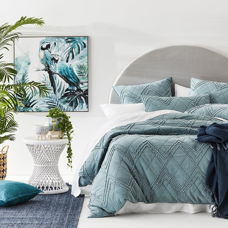 Monty Quilted Chenille Sage Pillowcase