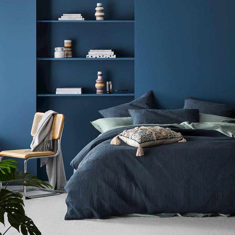 Prism Quilted Dark Slate Pillowcase