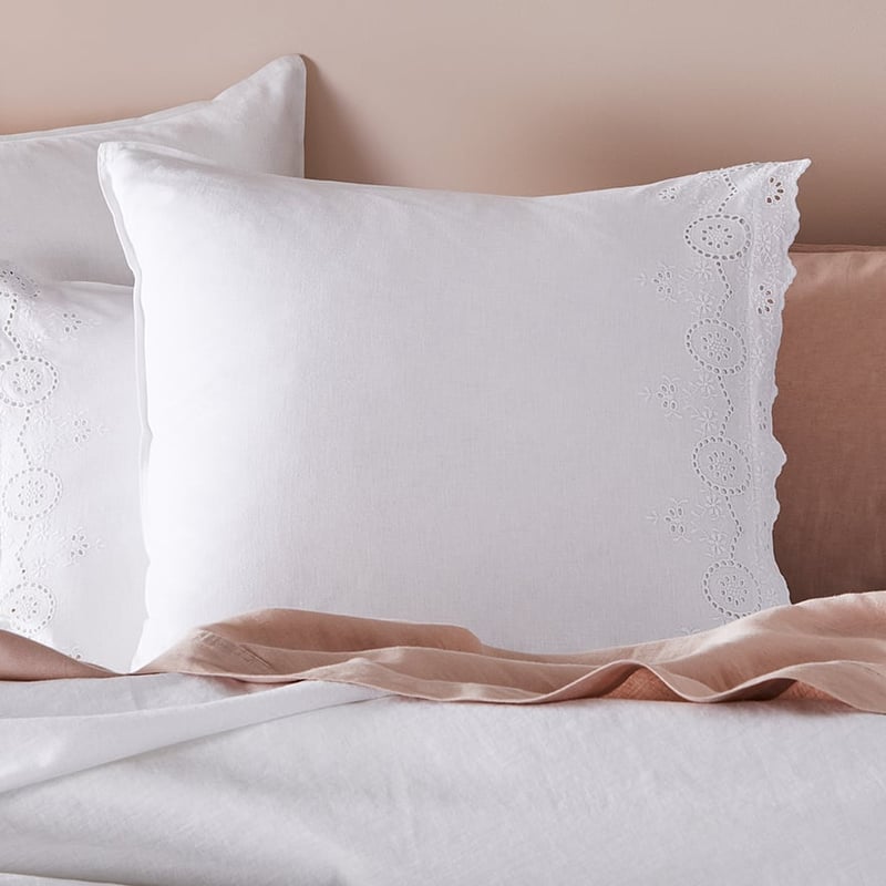 Broderie White Pillowcase