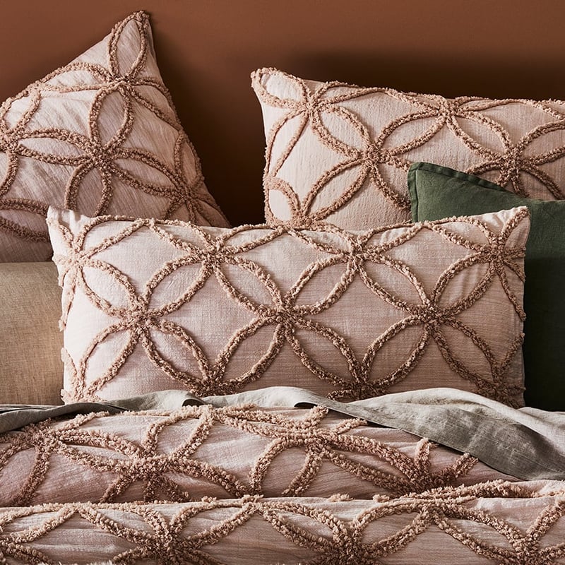 Barossa Chenille Blush Pillowcase
