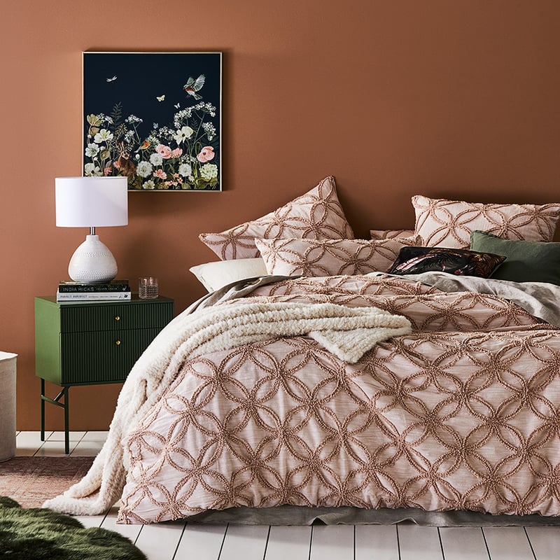 Barossa Chenille Blush Pillowcase