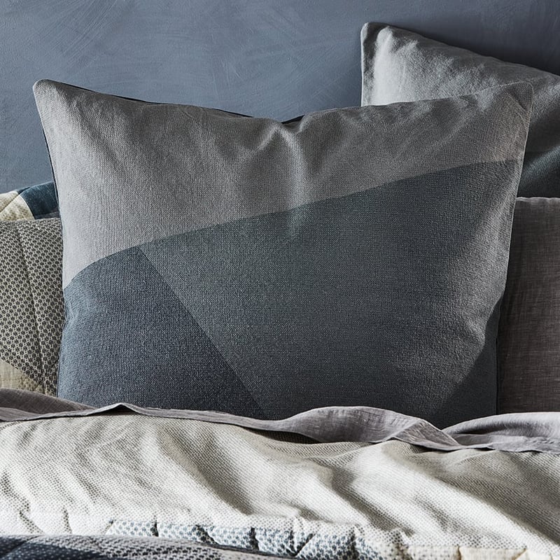 Helsinki Quilted Blue Pillowcase