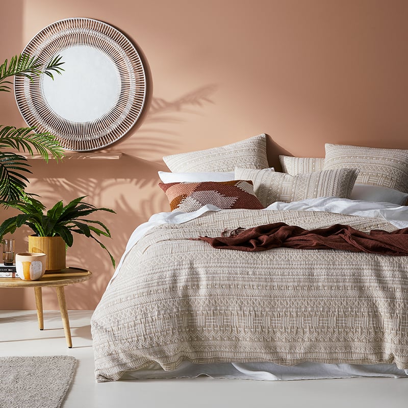 Tribal Matelasse Natural Pillowcase