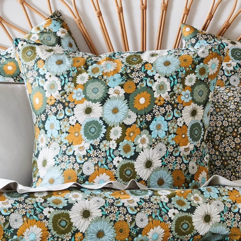 Penny Turquoise Pillowcase