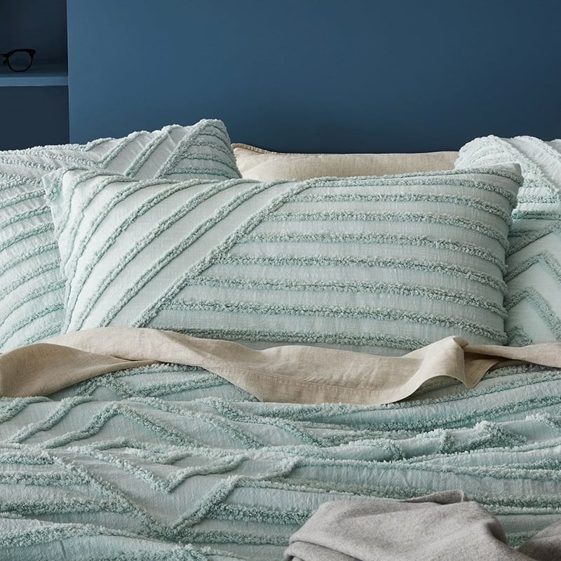Harlow Tufted Mint Pillowcase