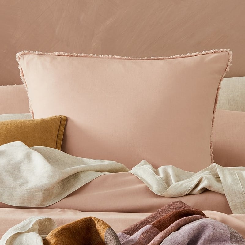Bamboo Linen Rose Dust Pillowcase
