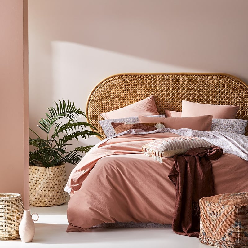 Stonewashed Cotton Peach Pillowcase