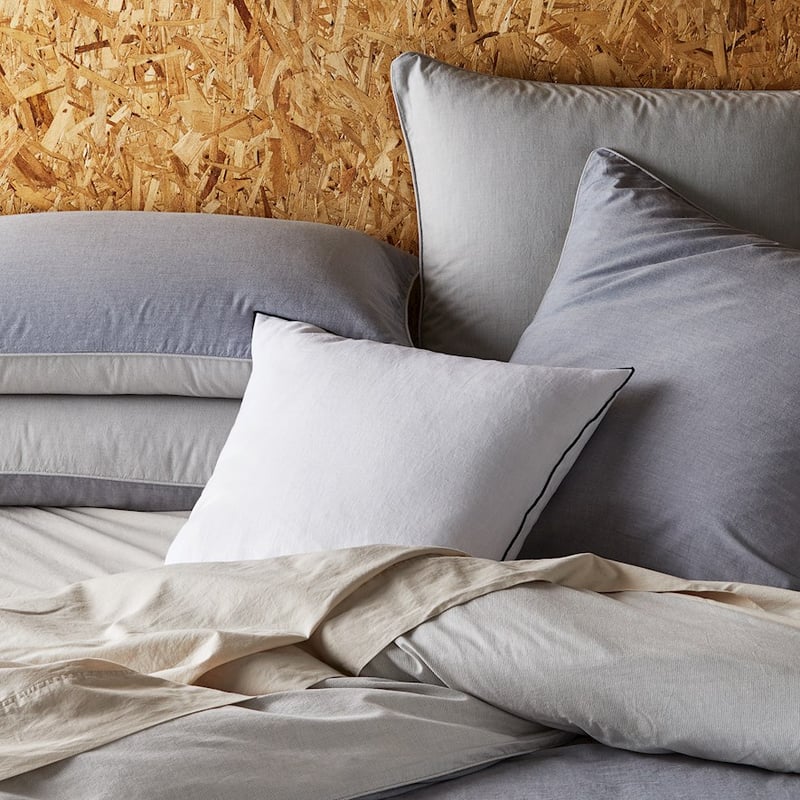 Organic Cotton Chambray Denim Pillowcase