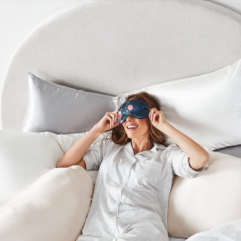 Pure Silk Standard Pillowcase Silver