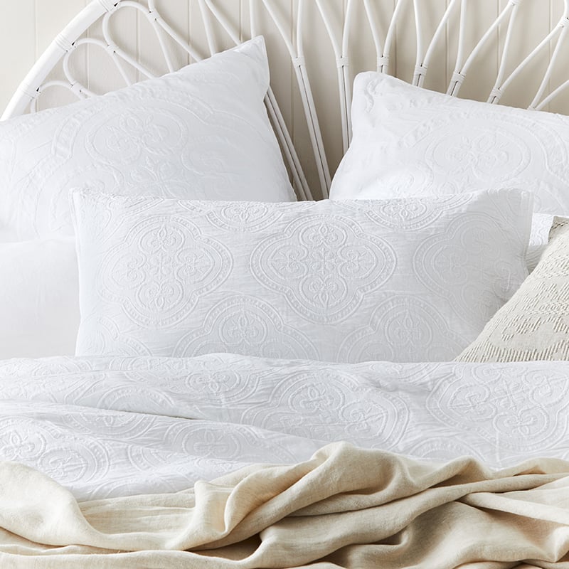 Amira Mattelesse White Pillowcase