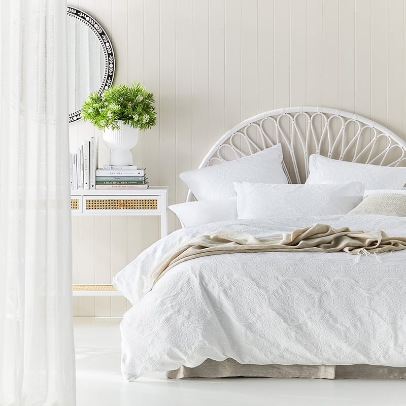 Amira Mattelesse White Pillowcase