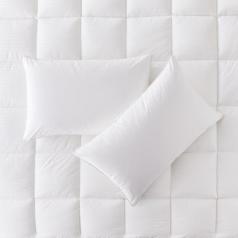 Cotton Pillow Protectors Twin Pack