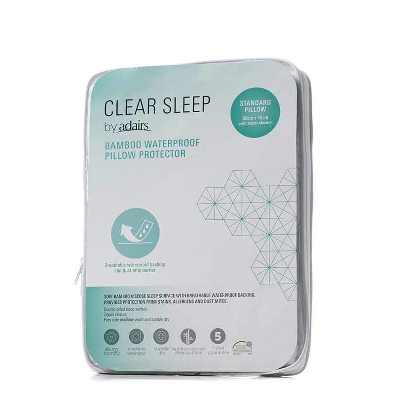 Bamboo Jersey Waterproof Pillow Protectors