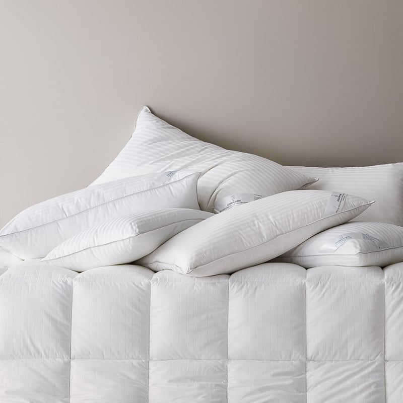 Deluxe White Duck Down Surround - King Pillow