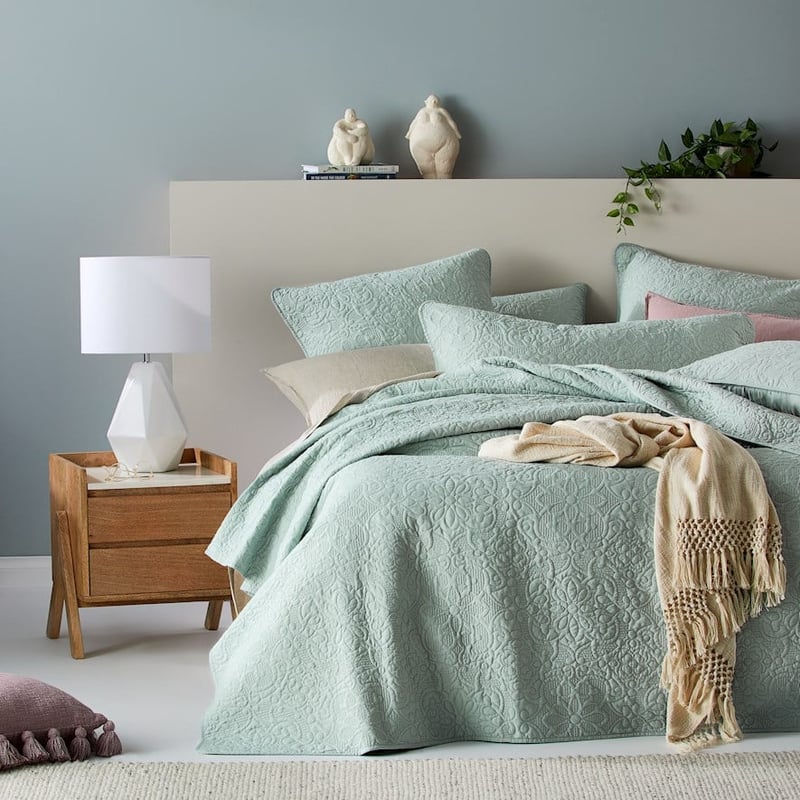 Chloe Sage Quilted Coverlet Separates