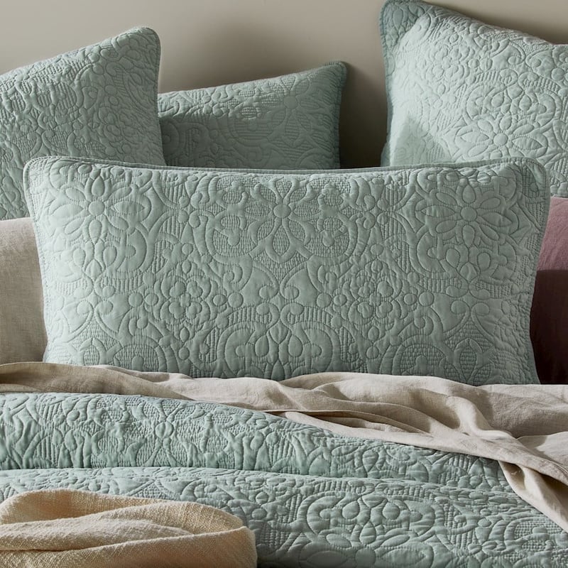 Chloe Sage Quilted Coverlet Separates