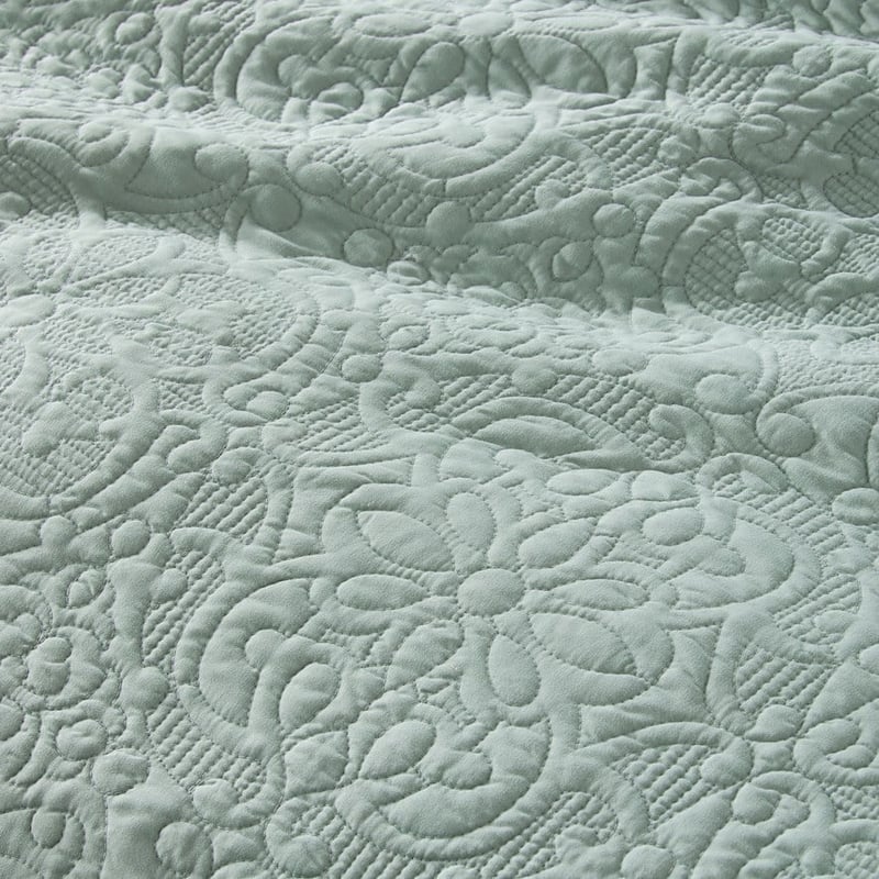 Chloe Sage Quilted Coverlet Separates