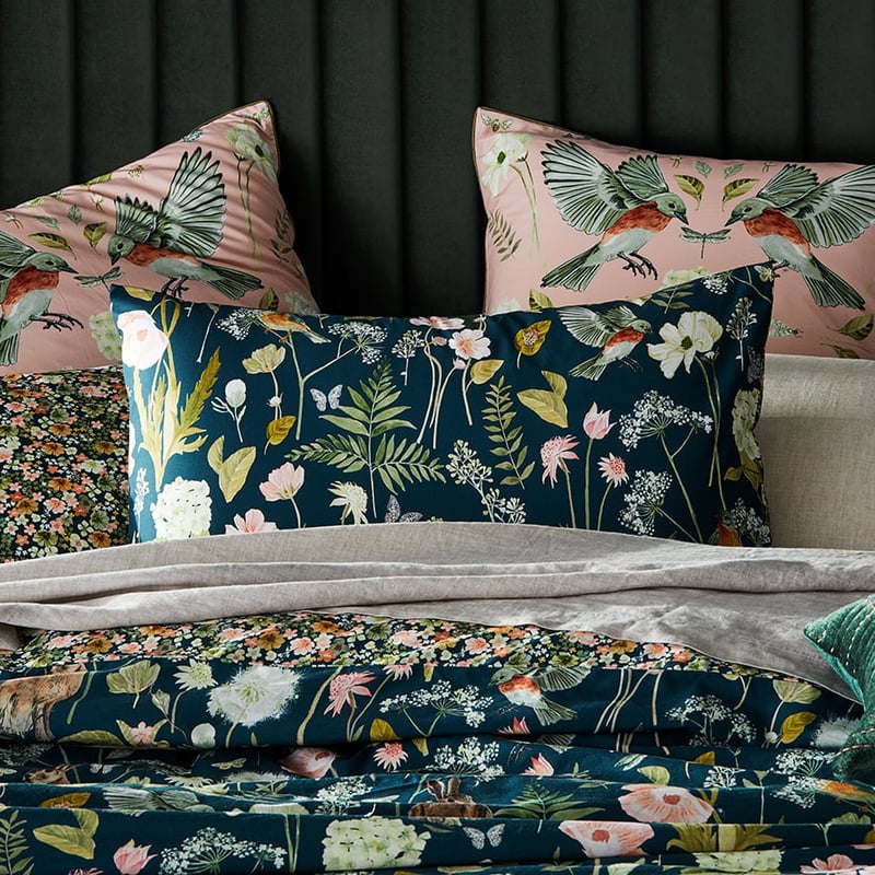 Secret Garden Queen Forest Quilt Cover Set + Separates