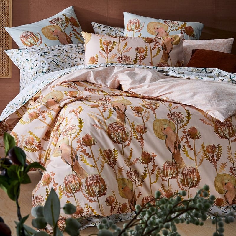 Dana Kinter Galah Dusk Quilt Cover Set + Separates