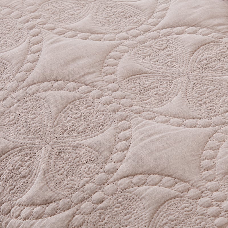 Grace Pebble Quilted Quilt Cover Separates