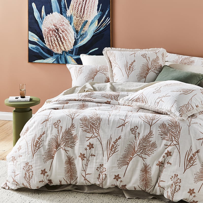 Acacia Jacquard White Quilt Cover Separates