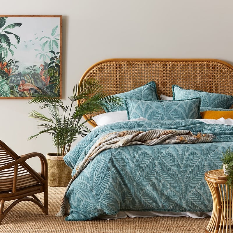 Nahla Matelasse Pine Quilt Cover Separates