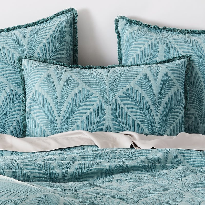 Nahla Matelasse Pine Quilt Cover Separates