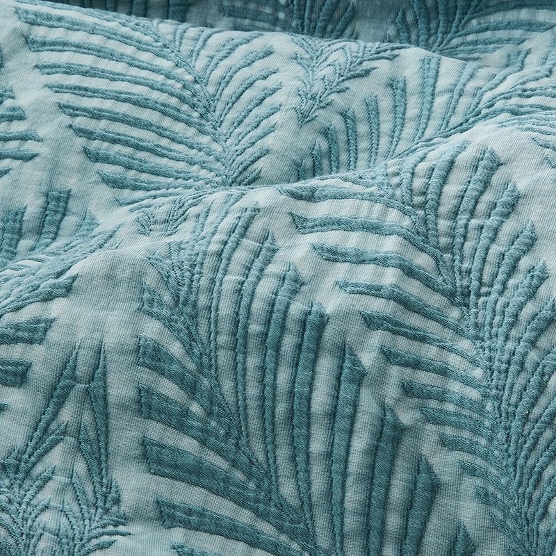 Nahla Matelasse Pine Quilt Cover Separates