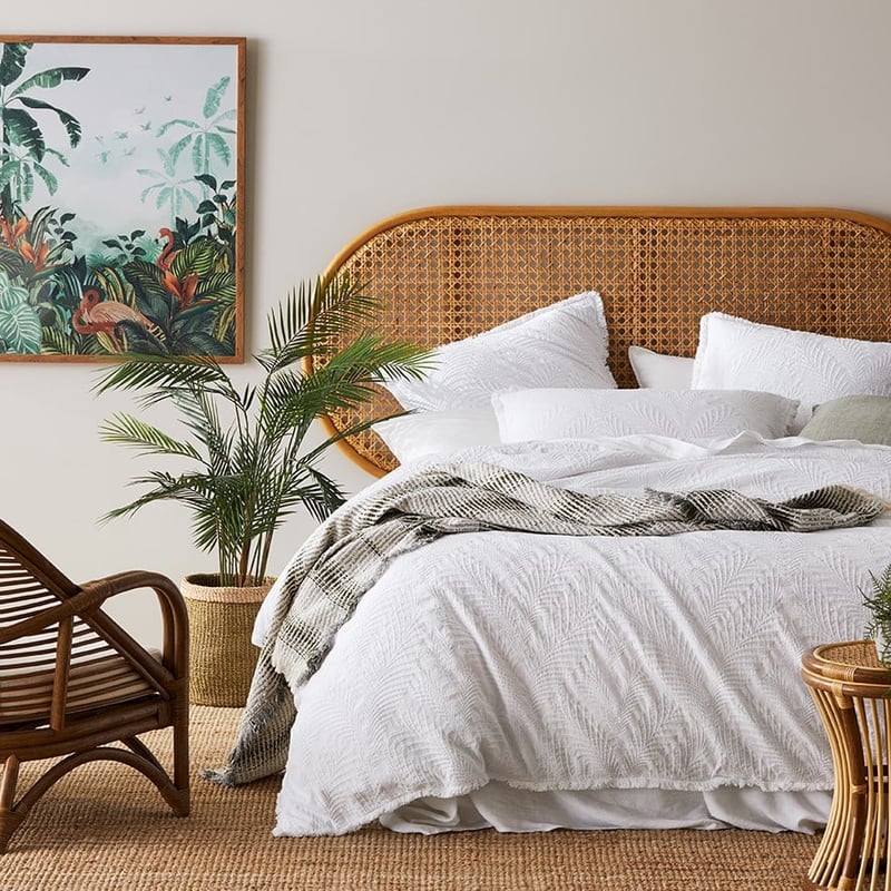 Nahla Matelasse White Quilt Cover Separates