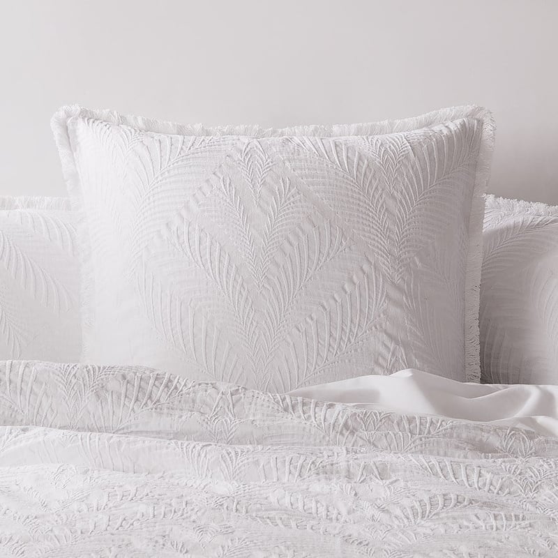 Nahla Matelasse White Quilt Cover Separates