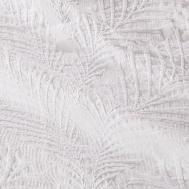 Nahla Matelasse White Quilt Cover Separates