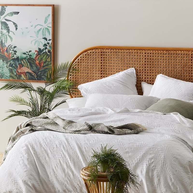 Nahla Matelasse White Quilt Cover Separates