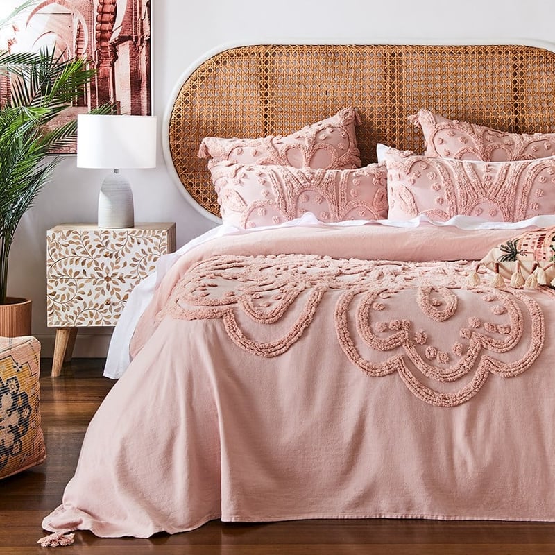 Tilly Tufted Rose Coverlet Separates