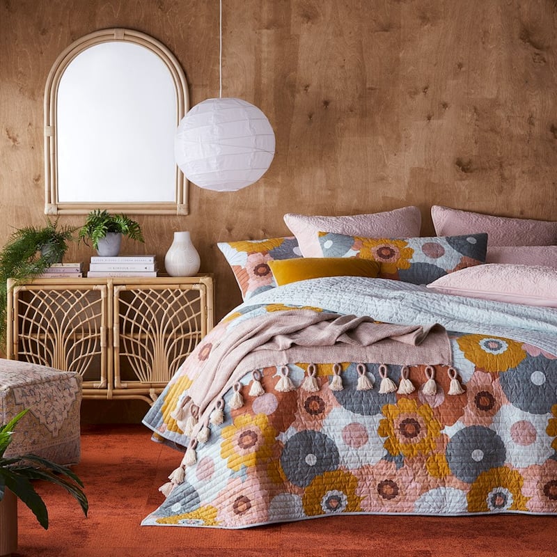 Kiera Multi Spice Quilted Coverlet Separates