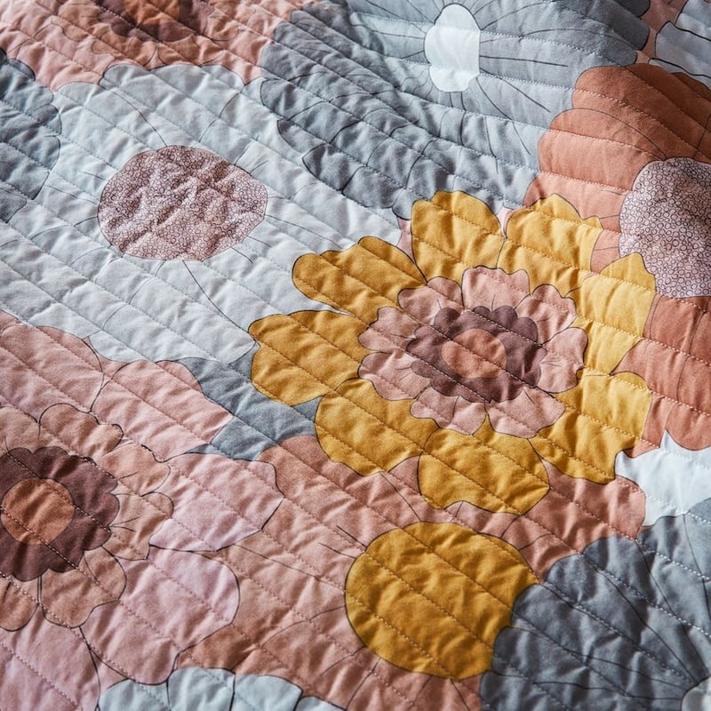 Kiera Multi Spice Quilted Coverlet Separates