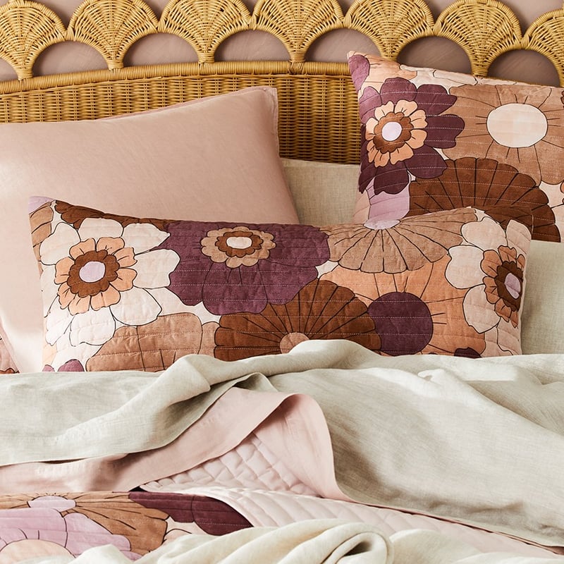 Kiera Mauve Spice Quilted Coverlet Separates