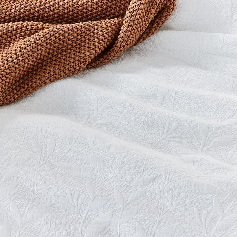 Botanical Fringe Off White Quilt Cover Separates