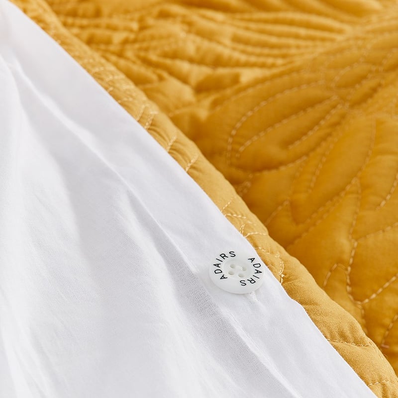 Sunflower Butter Quilted Quilt Cover Separates